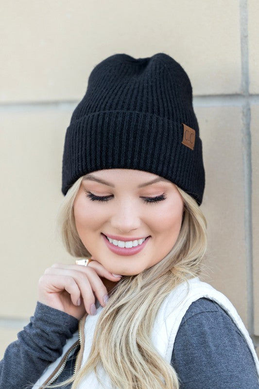 CC Fine Yarn Cuff Beanie - Mercantile Mountain