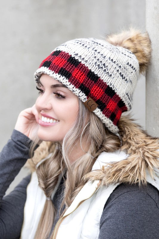 CC Buffalo Pom Beanie - Mercantile Mountain