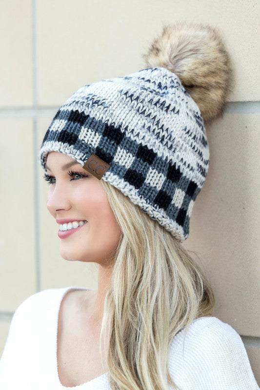 CC Buffalo Pom Beanie - Mercantile Mountain