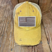 Flag Hat on Ginger - Mercantile Mountain