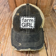 Farm Girl on Black Hat - Mercantile Mountain