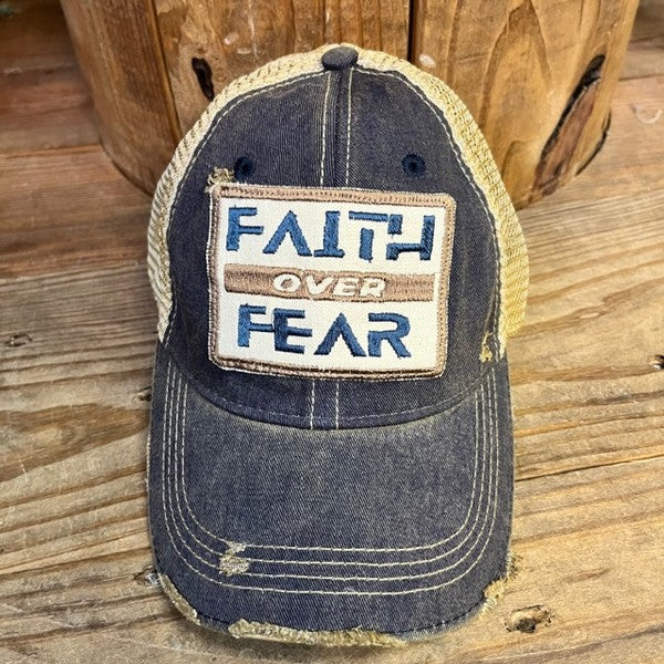 Faith Over Fear Hat new design - Mercantile Mountain