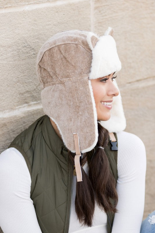 Kitten Ear Trapper Hat - Mercantile Mountain