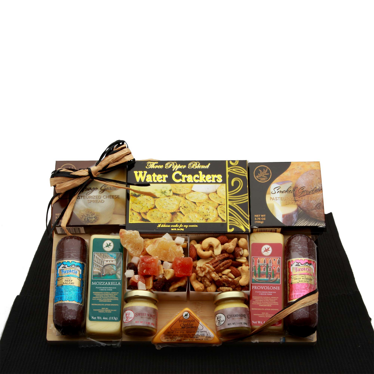 Savory Selections Meat & Cheese Gourmet Gift Board - meat and cheese gift baskets