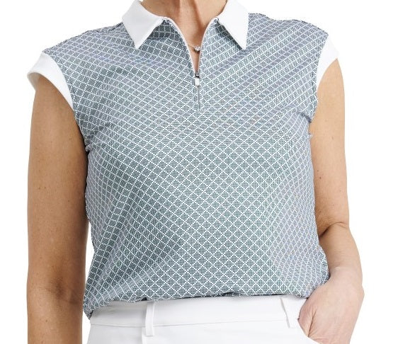 Women Lily sleeveless polo - Mercantile Mountain