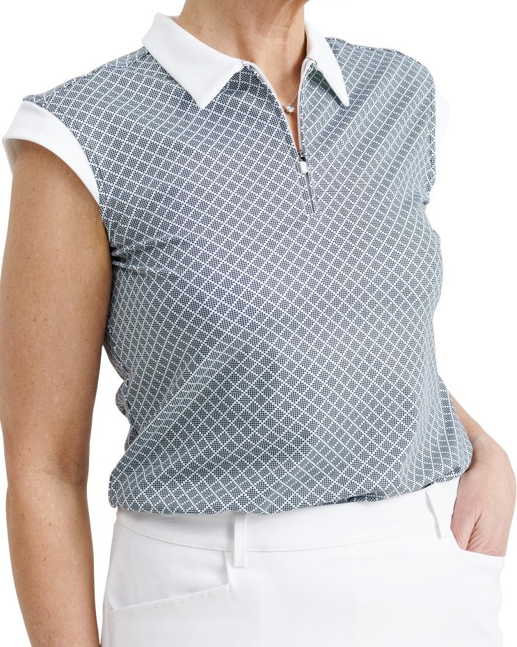 Women Lily sleeveless polo - Mercantile Mountain