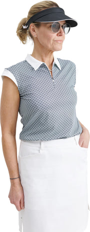 Women Lily sleeveless polo - Mercantile Mountain