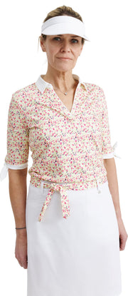 Women Lily half sleeve polo - Mercantile Mountain