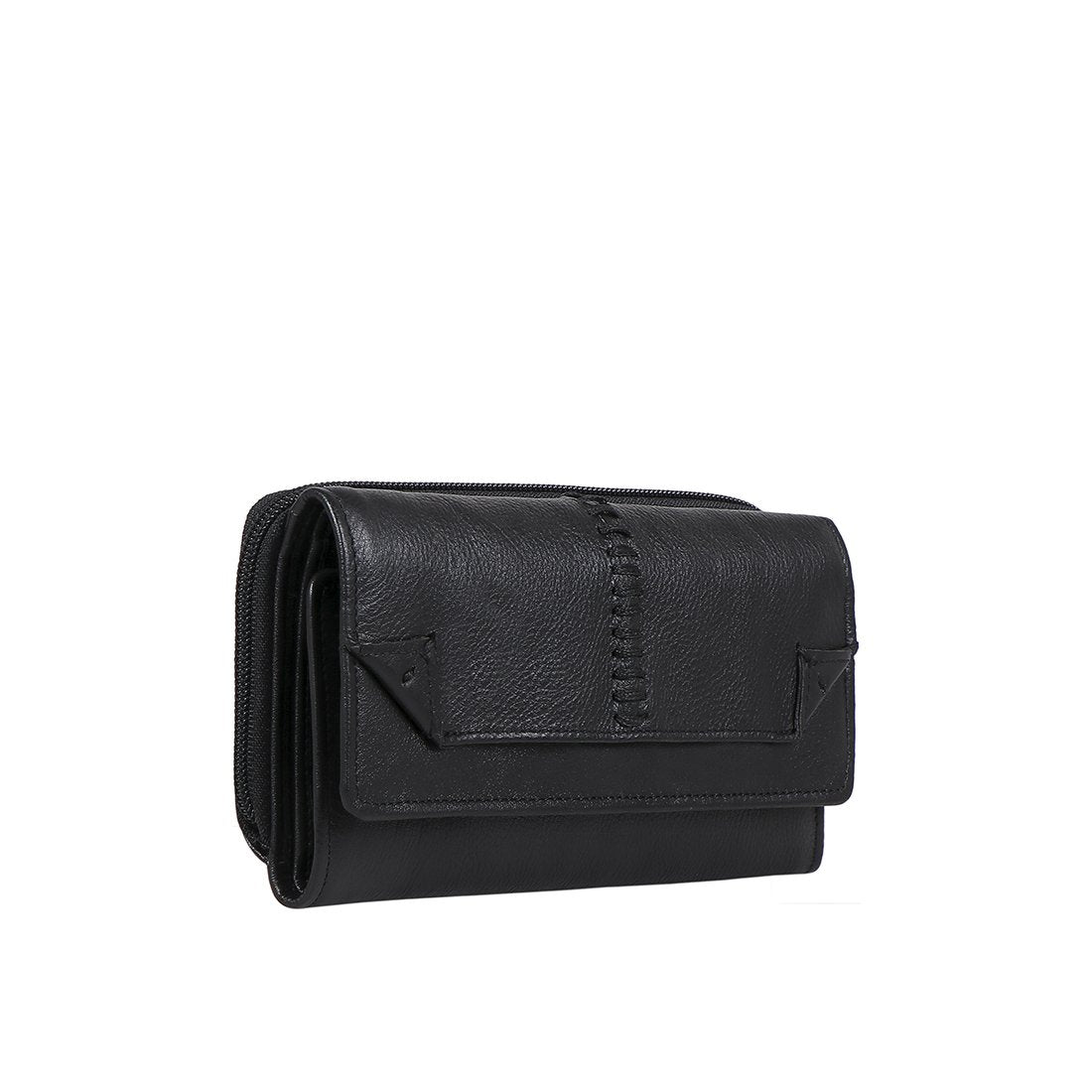 Stitch RFID Blocking Trifold Leather Wallet - Mercantile Mountain