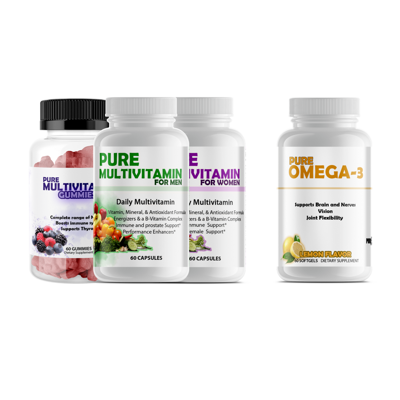 Bundled: Multivitamins + Omega 3