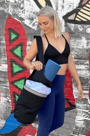 Exercise Mat Tote Bag with Large Pockets - Mercantile Mountain