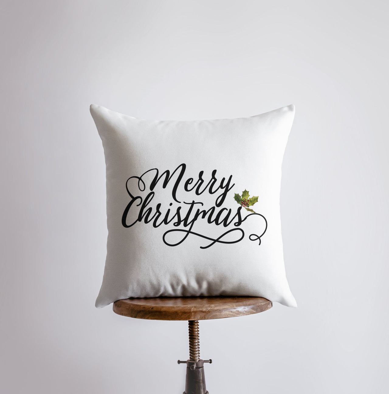 Merry Christmas | Mistletoe | Throw Pillow | Christmas Pillow | Home - Mercantile Mountain