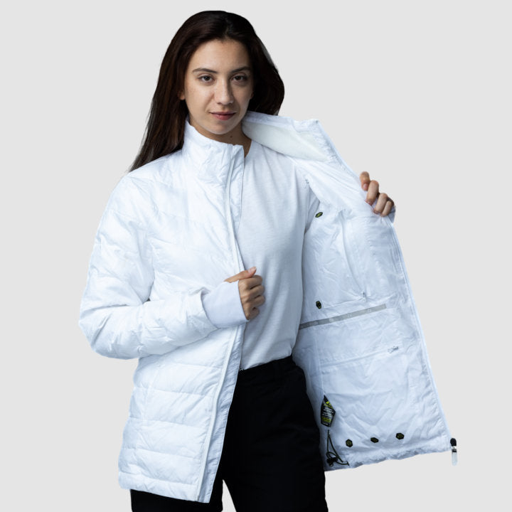 EcoDown Jacket - Woman Glacier - Mercantile Mountain