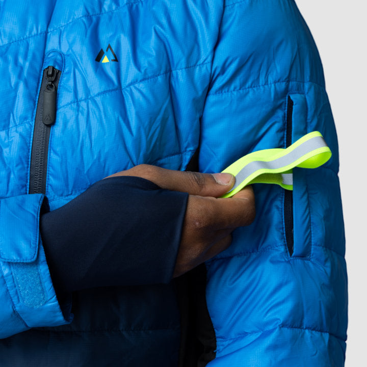 EcoDown Jacket - Men Blue - Mercantile Mountain