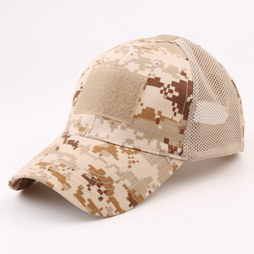 Tactical-Style Patch Hat with Adjustable Strap - Mercantile Mountain