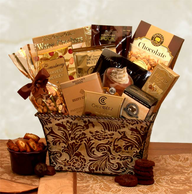 Savory Sophistication Gourmet Gift Basket - gourmet Gift Basket