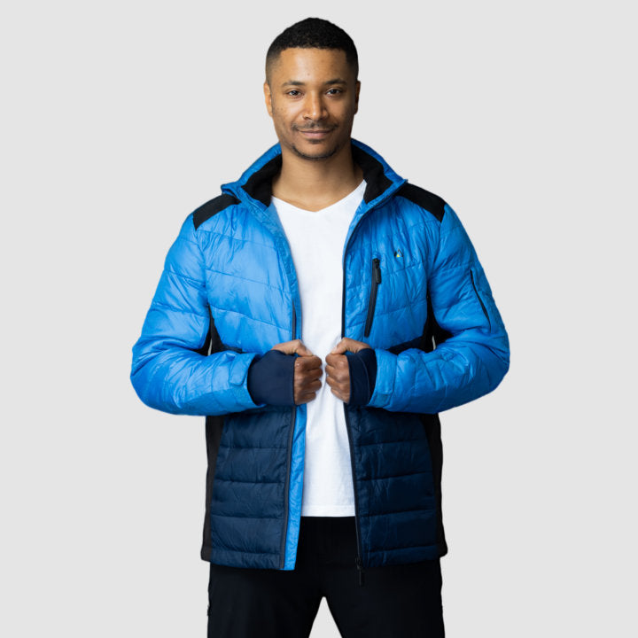 EcoDown Jacket - Men Blue - Mercantile Mountain