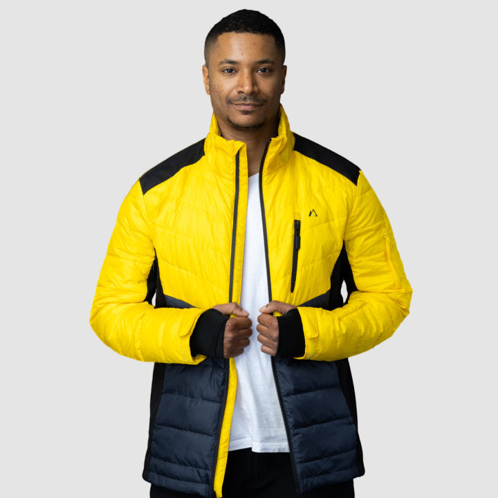 EcoDown Jacket - Men Yellow - Mercantile Mountain