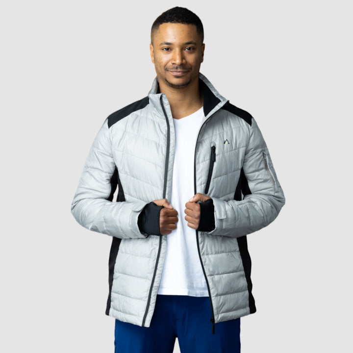 EcoDown Jacket - Men Gray - Mercantile Mountain