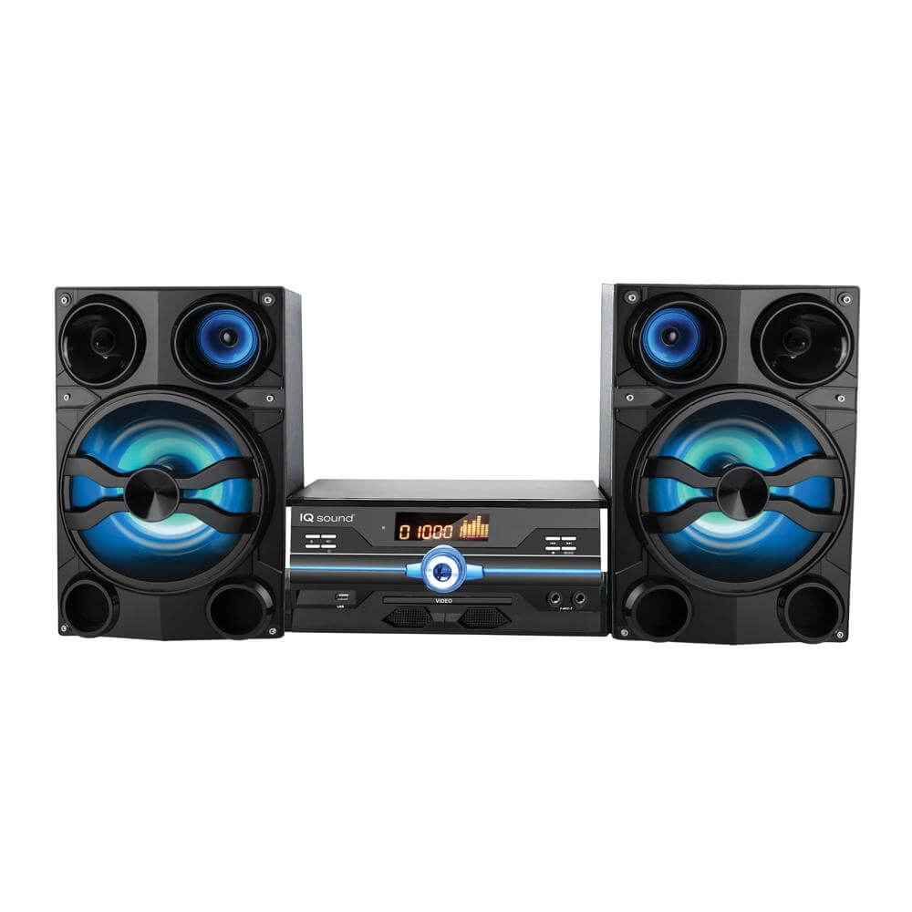 HiFi Multimedia Audio System with Bluetooth and AUX/USB/Mic Inputs - Mercantile Mountain