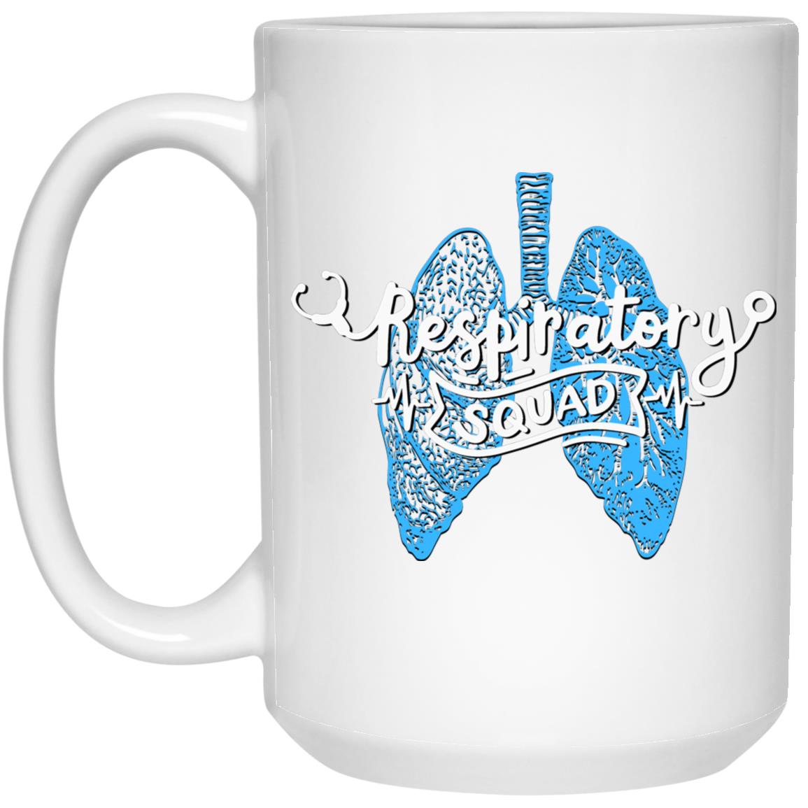 Respiratory Squad  15 oz. White Mug - Mercantile Mountain