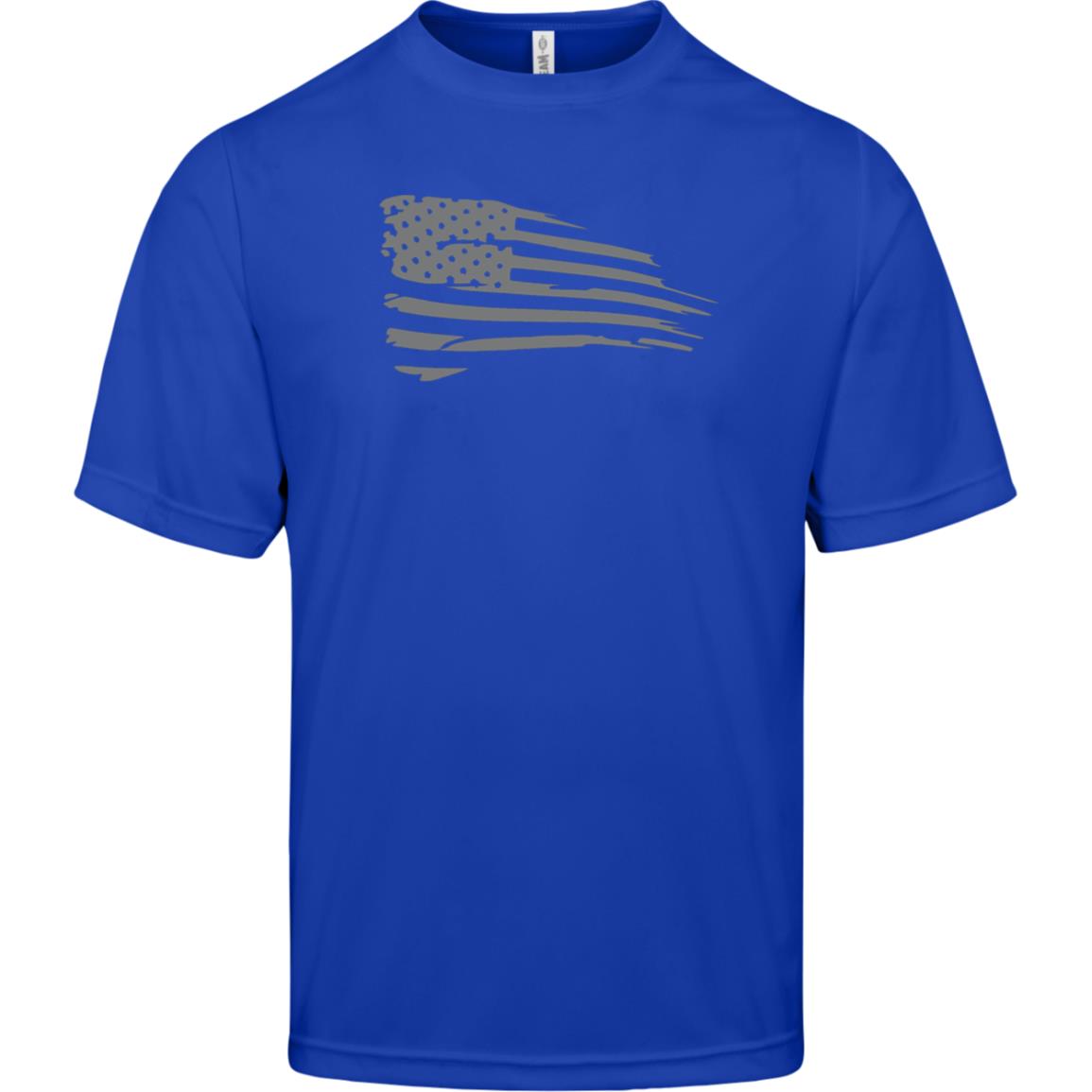 Distressed Flag Mens Zone Tee