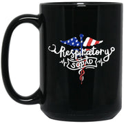 Respiratory Squad 15 oz. Black Mug - Mercantile Mountain