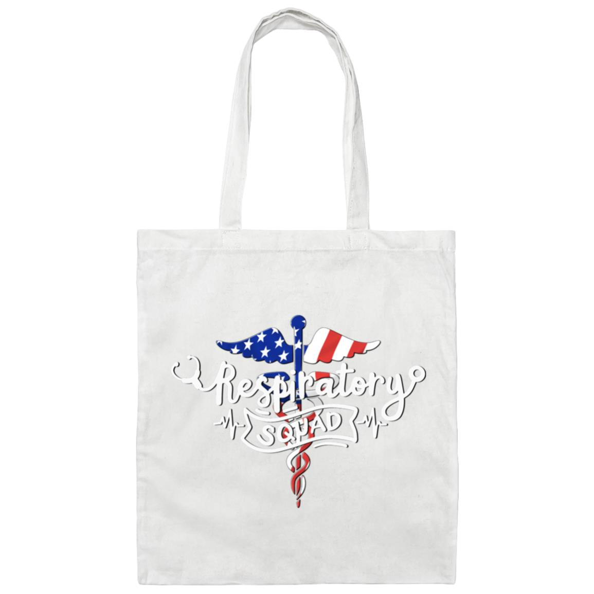 Respiratory Squad Canvas Tote Bag - Mercantile Mountain