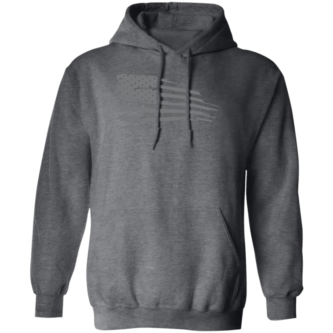 Distressed Flag Pullover Hoodie