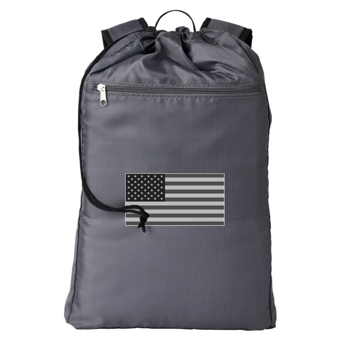 American Flag Cinchback Backpack