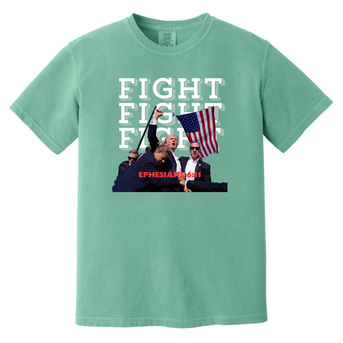 Trump Fight USA Made Garment-Dyed T-Shirt