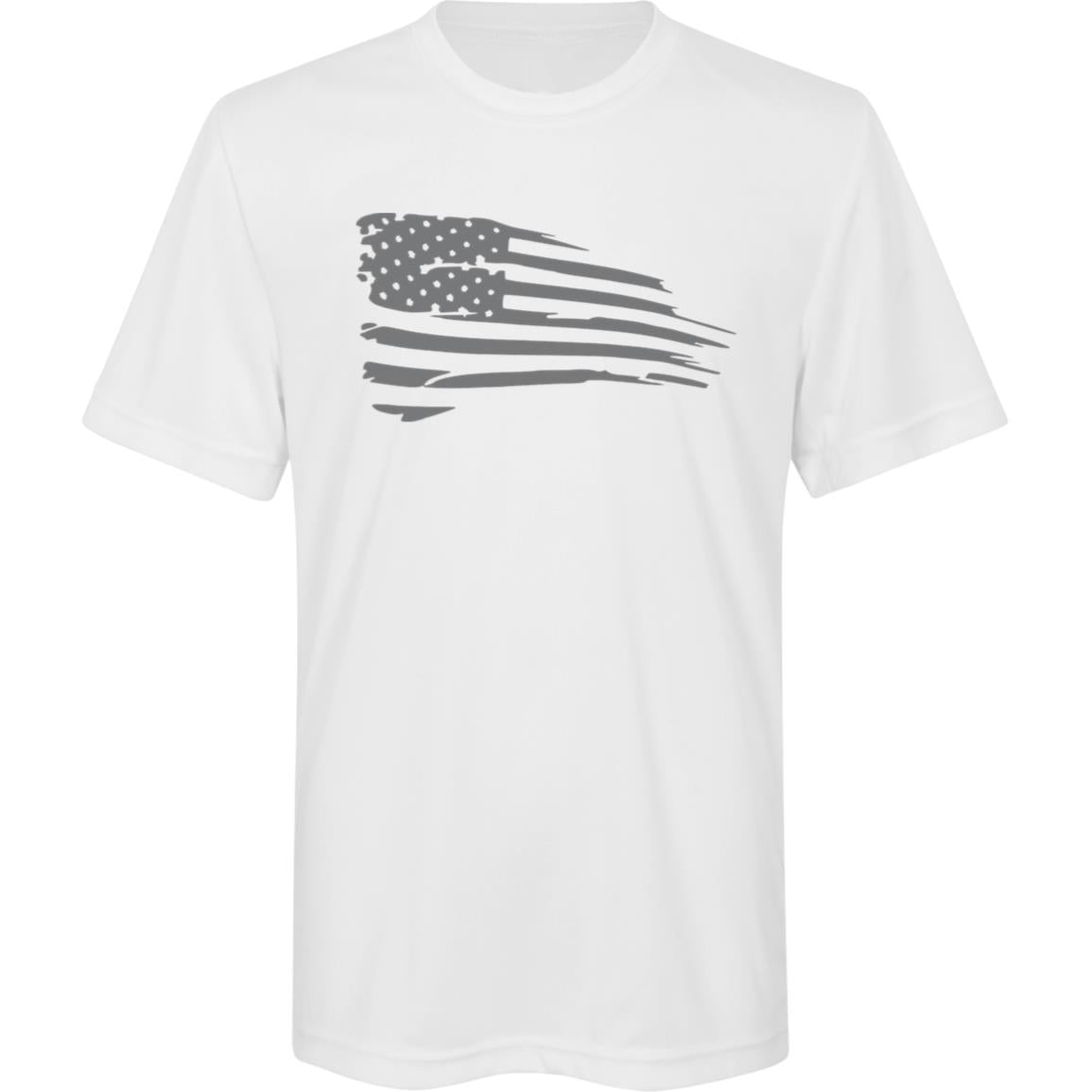 Distressed Flag Kids Zone Tee