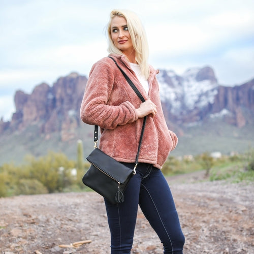 Foldover Crossbody Clutch - Mercantile Mountain