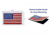 USA Flag Patch with Velcro Backing - Mercantile Mountain