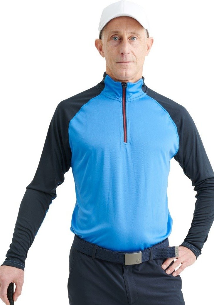 Yale UV-Cut men's golf long sleeve