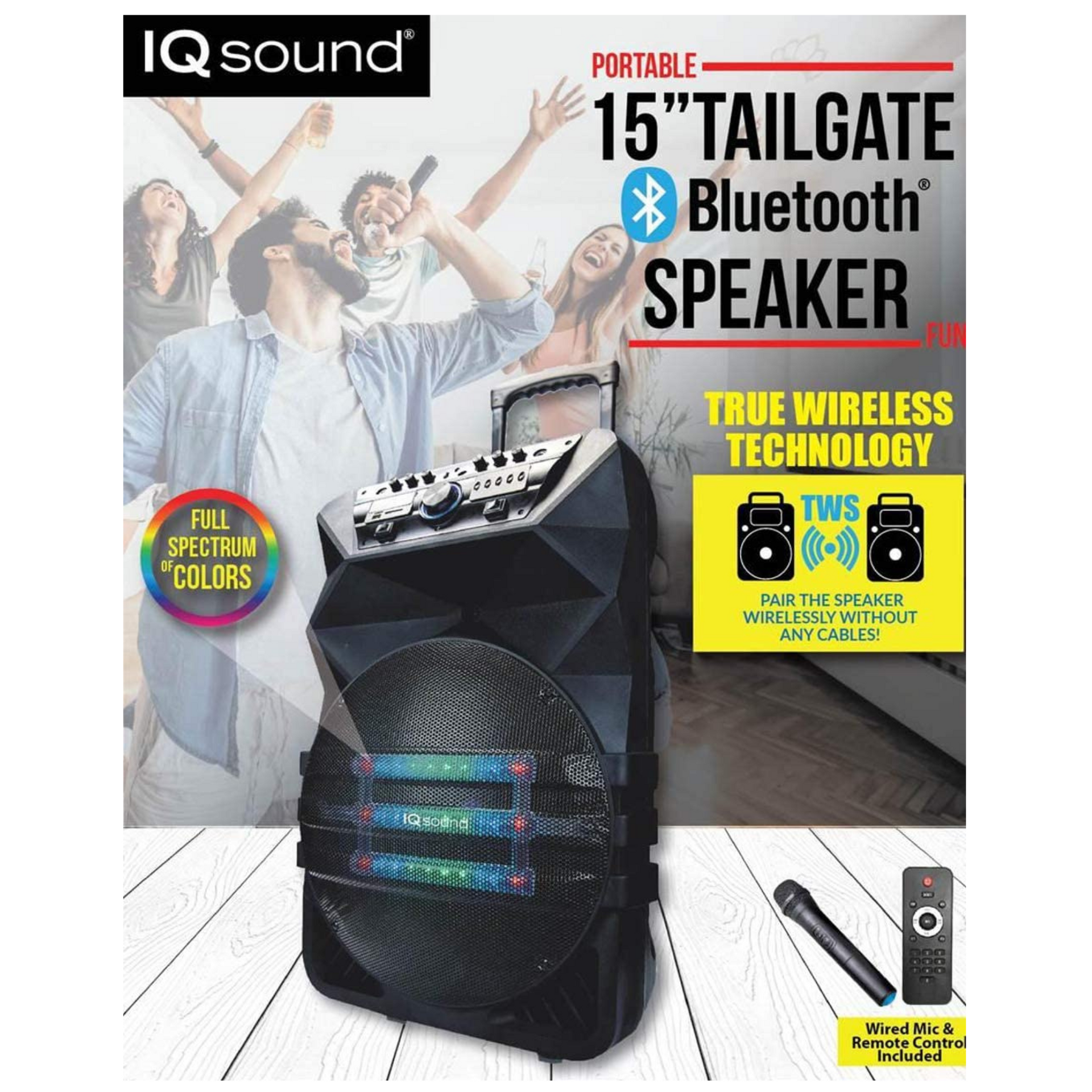 15" Professional Speaker With True Wireless Technology - Mercantile Mountain