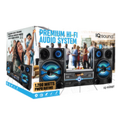 HiFi Multimedia Audio System with Bluetooth and AUX/USB/Mic Inputs - Mercantile Mountain