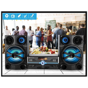 HiFi Multimedia Audio System with Bluetooth and AUX/USB/Mic Inputs - Mercantile Mountain