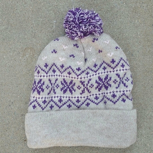 Snowflake Pom-Pom Alpaca Hat - Mercantile Mountain