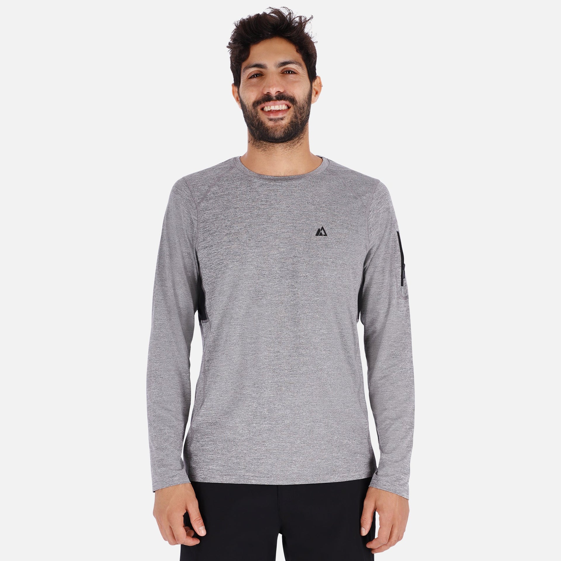 QuickDry LS Shirt - Gray - Mercantile Mountain