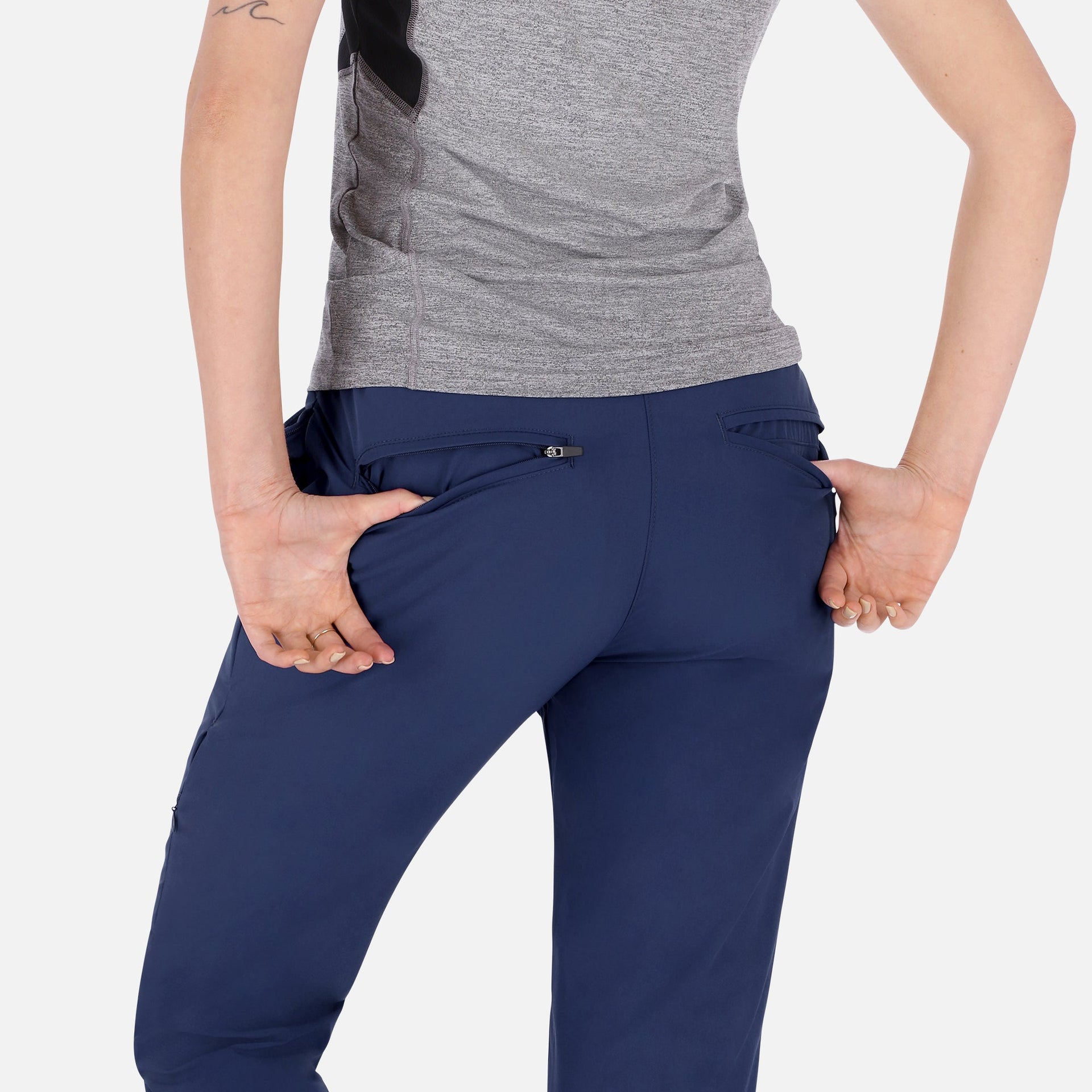 Adventure Pants - Women Blue - Mercantile Mountain