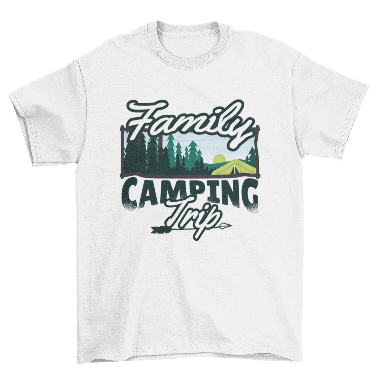 Family Camping Trip T-Shirt - Mercantile Mountain