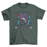 My arm is in a cast fishing t-shirt design - Mercantile Mountain