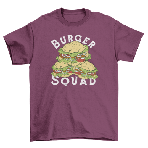 Hamburger pyramid food t-shirt - Mercantile Mountain