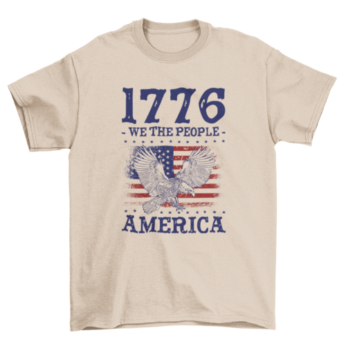 1776 America patriotic t-shirt - Mercantile Mountain