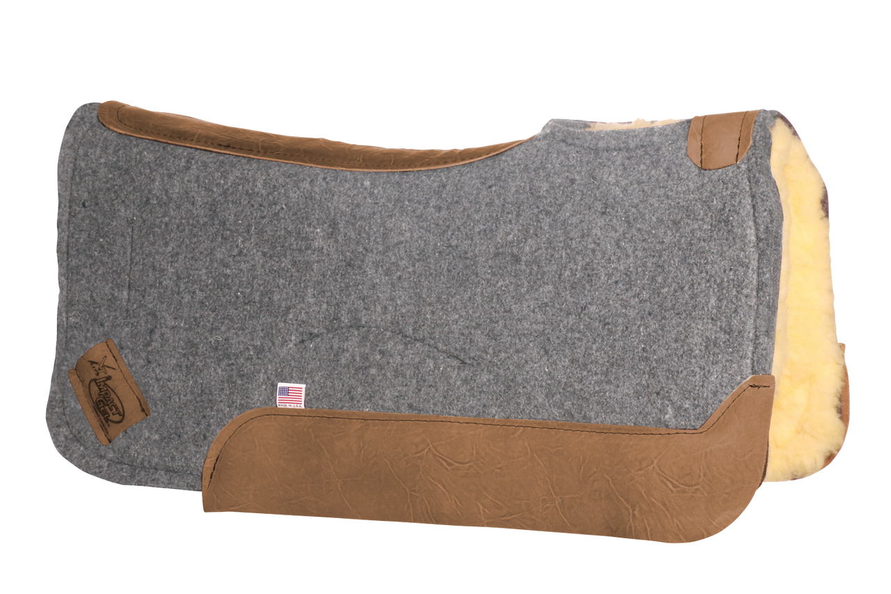 Contour Saddle Pad - XT Lite - Fleece Bottom