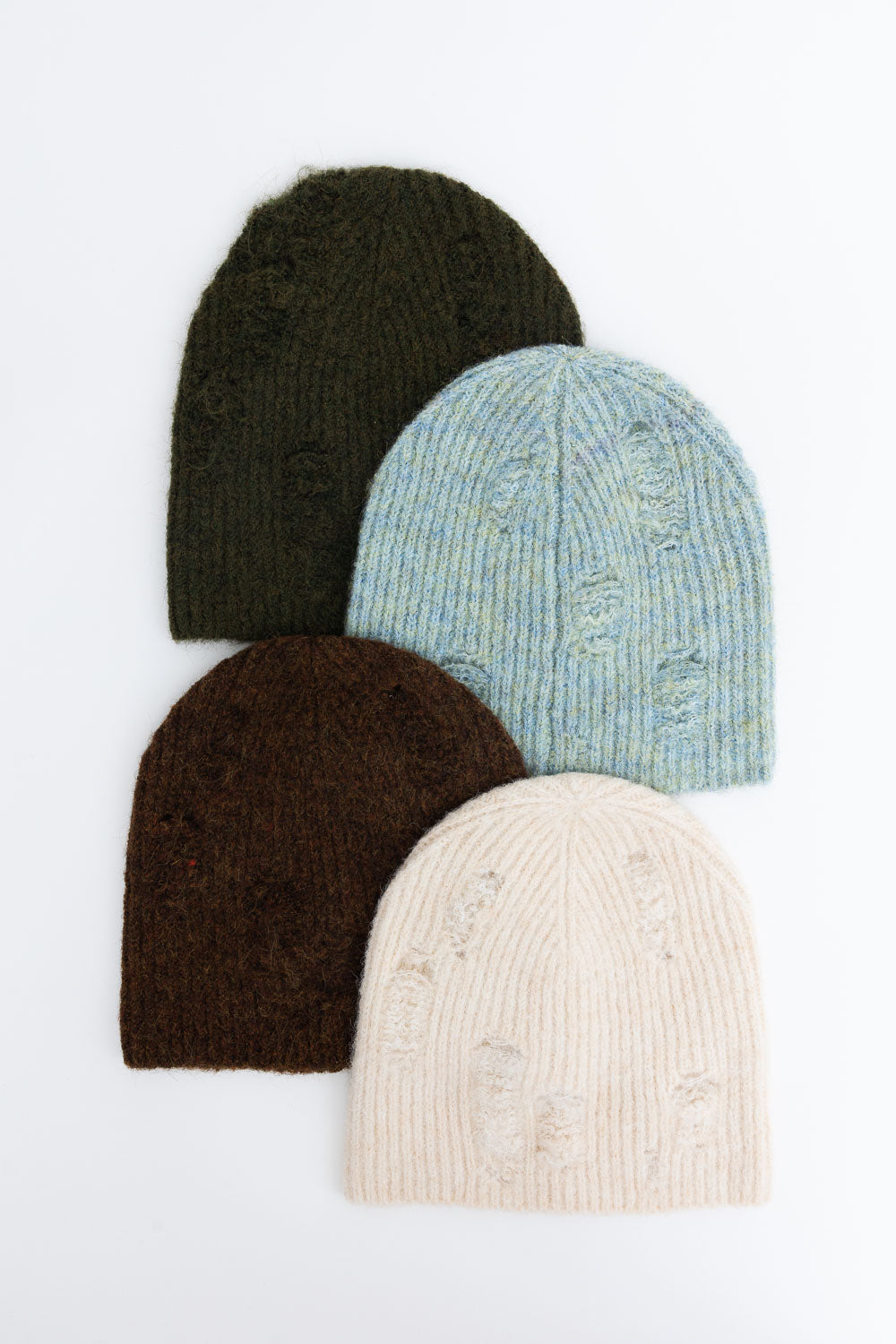 Rugged Edge Distressed Knit Beanie - Mercantile Mountain