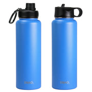 DRINCO® 40oz Stainless Steel Sport Water Bottle - Royal Blue - Mercantile Mountain