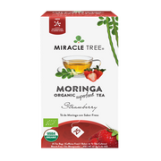 Miracle Tree's Organic Moringa Tea, Strawberry - Mercantile Mountain