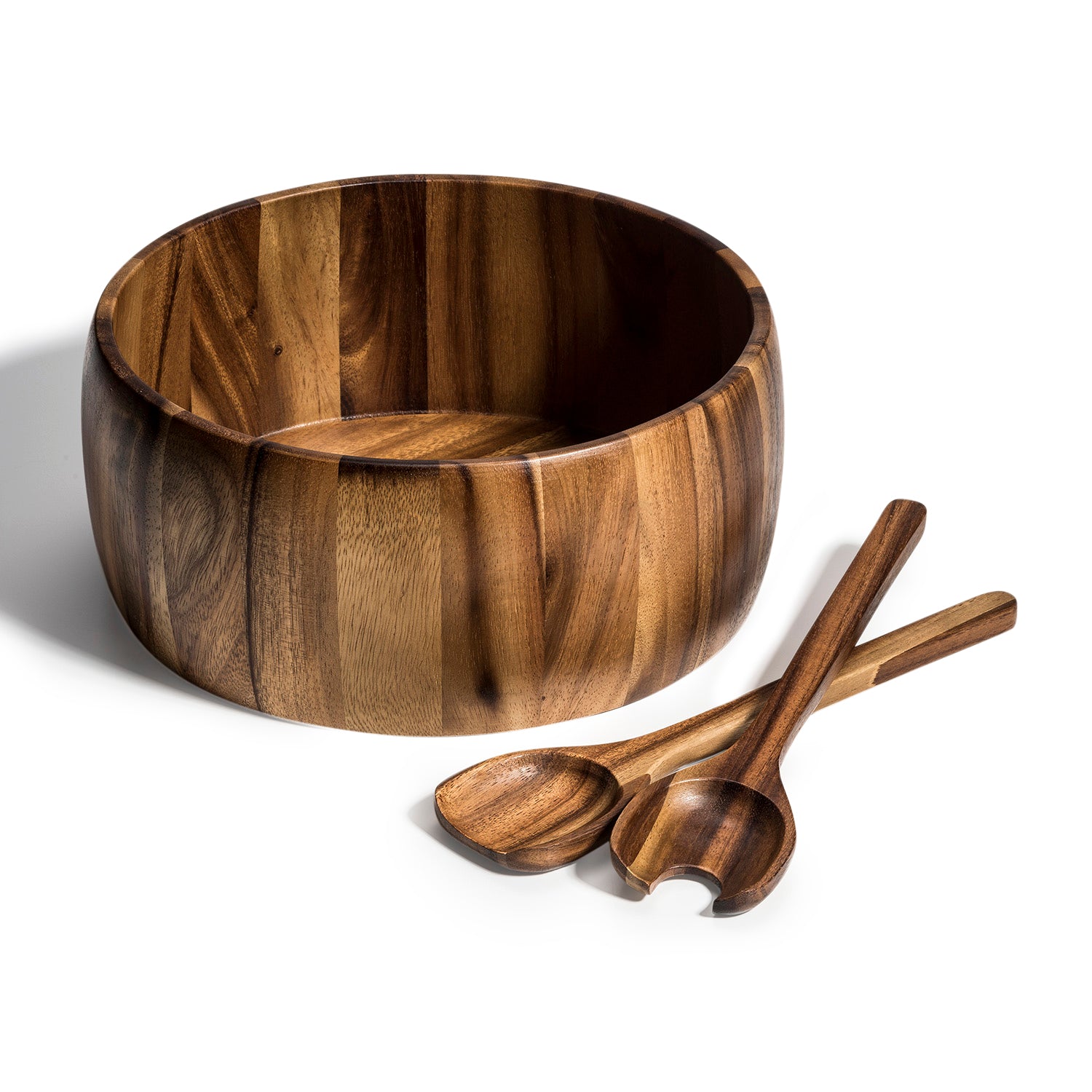 X-Large Salad Bowl with Servers - Mercantile Mountain